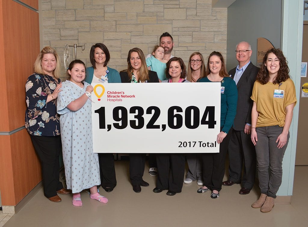 2017 a record-setting year for Children’s Miracle Network Hospitals at CoxHealth